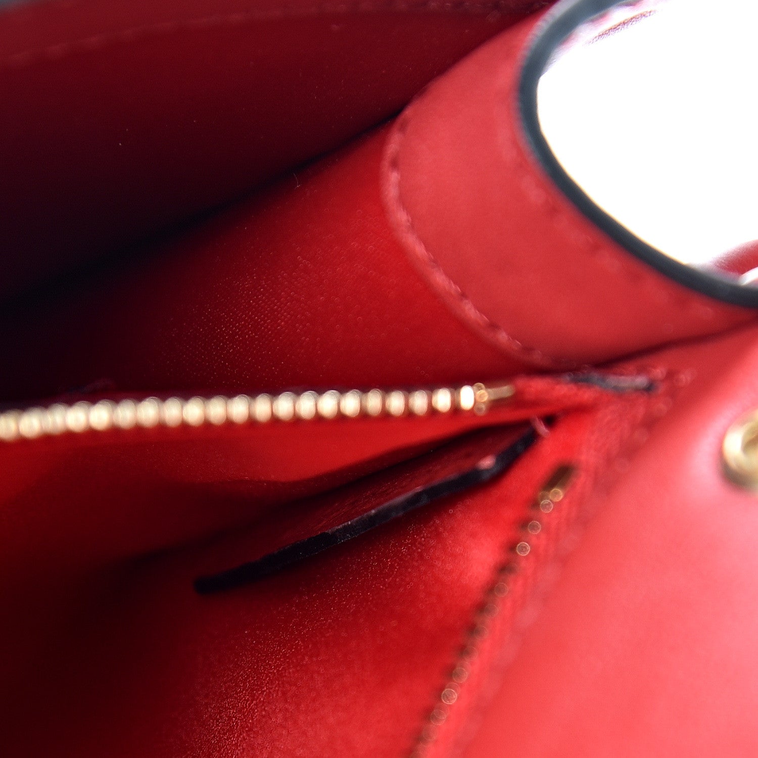 Valentino Garavani Vitello Rockstud Chain Flap Crossbody Bag Red 6 of 11