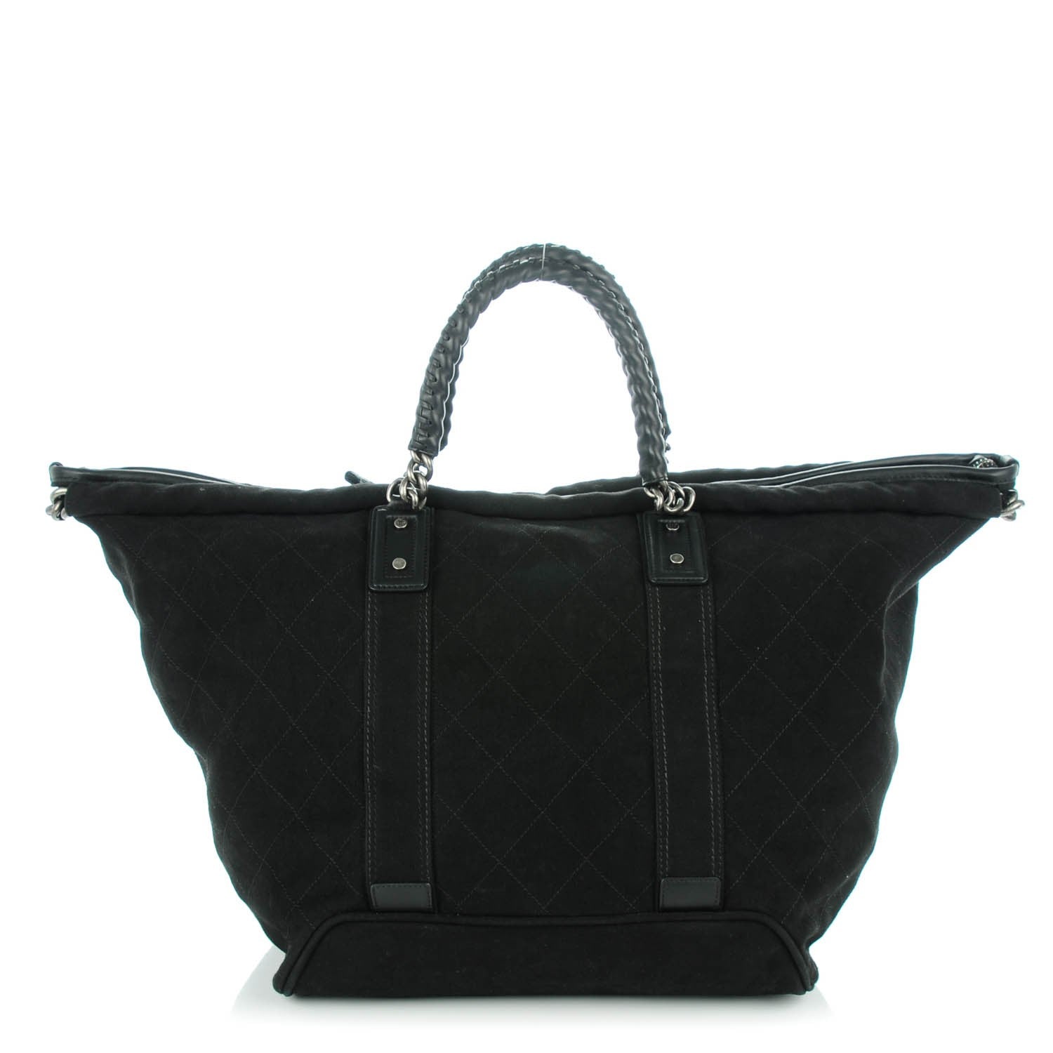 Chanel Canvas Street Style Travel Bag 1 of 8