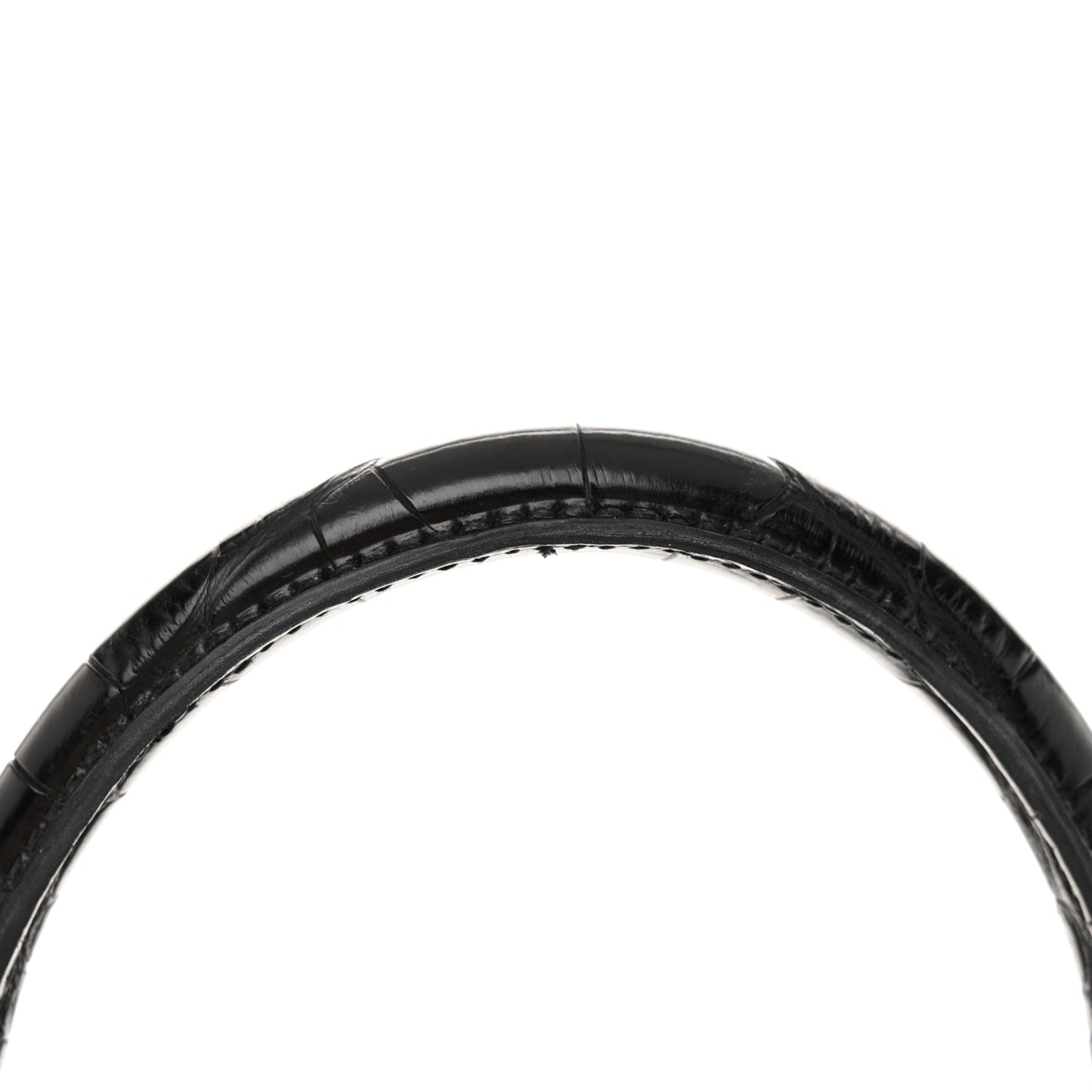 Matte Alligator Kelly Retourne 25 Black