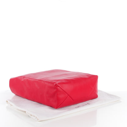 Celine Lambskin Vertical Cabas Red 4 of 7