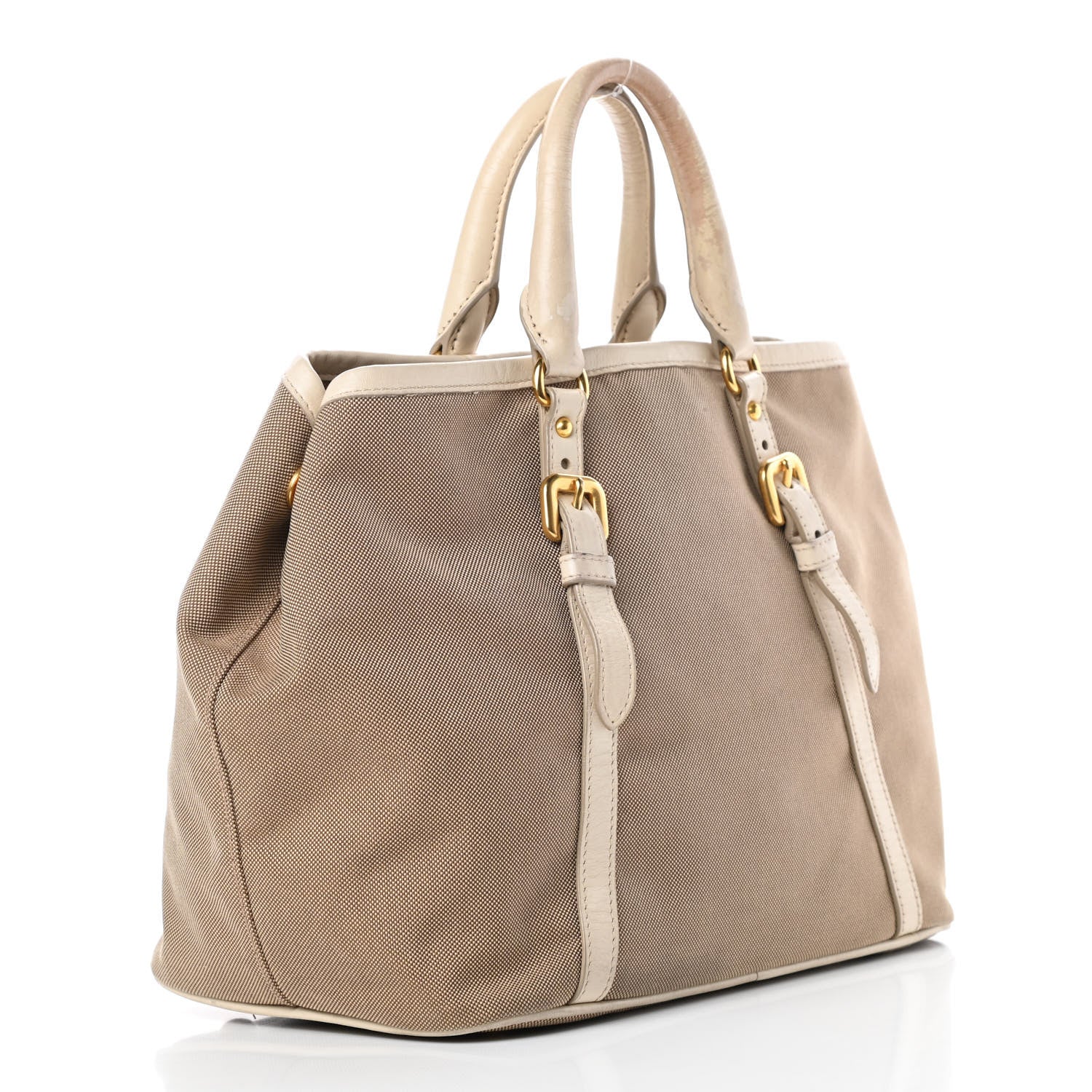 Prada Jacquard Logo Tote Talco 3 of 17