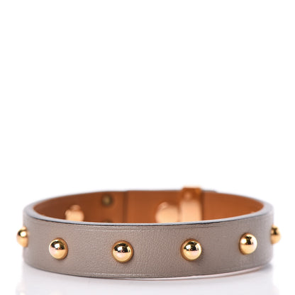 Hermes Swift Mini Dog Clous Ronds Bracelet T2 Gris Asphalte 3 of 6