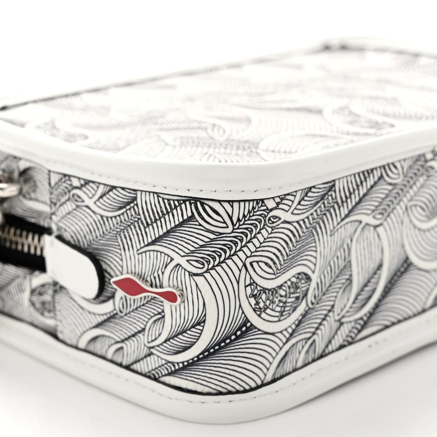 Calfskin Small Loubinth Radioloubi White Black