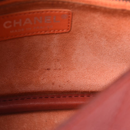 Chanel Calfskin Stitched Medium CC Sellier Flap Red 13 of 21