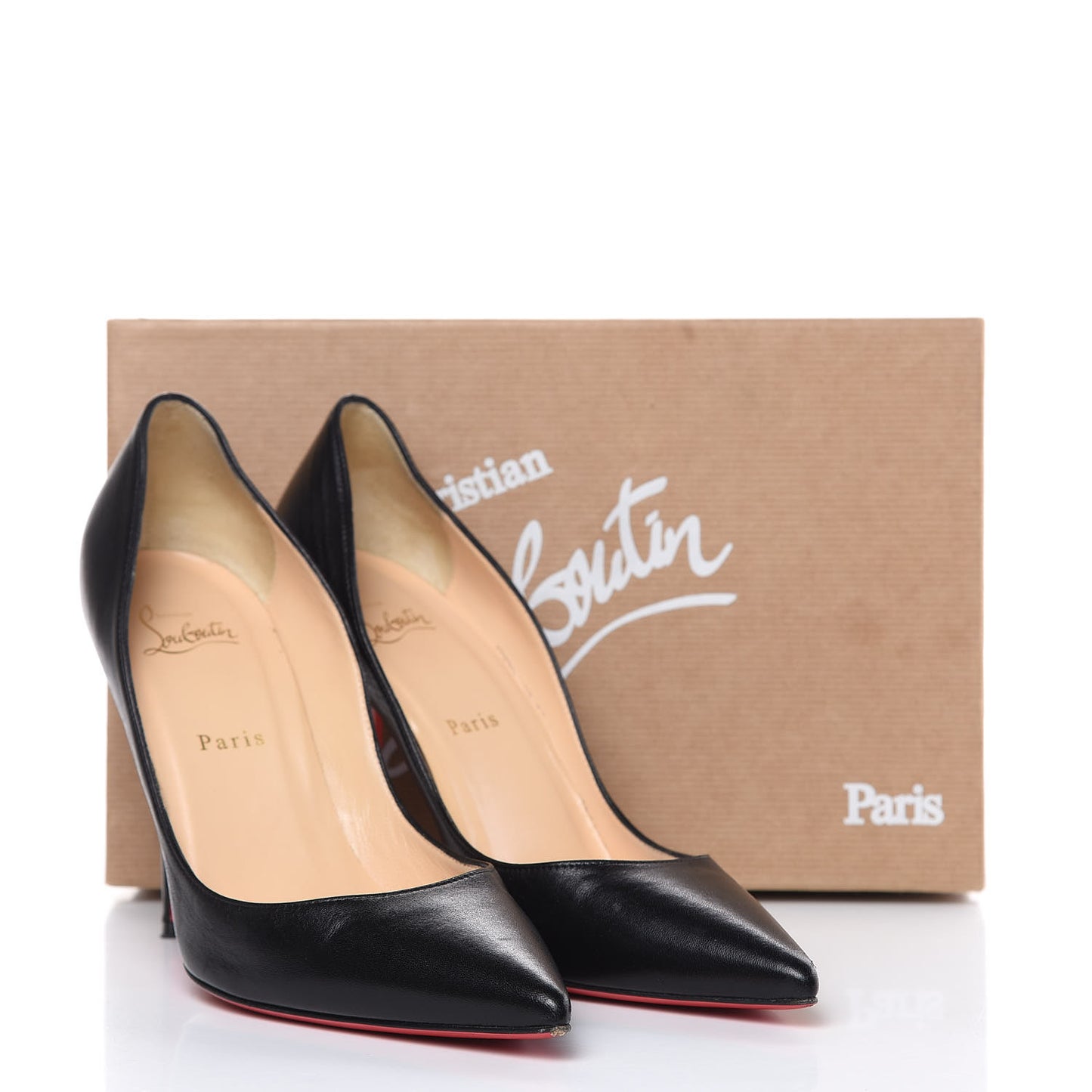 Shiny Nappa Apostrophy 100 Pumps 40 Black