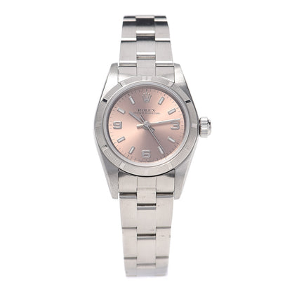 Rolex Stainless Steel 26mm Oyster Perpetual Watch Pink 76030 1 of 6