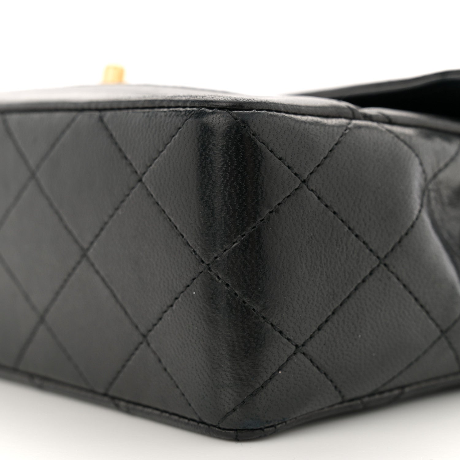 Chanel Lambskin Quilted Small Single Flap With Pouch Black 11 of 15