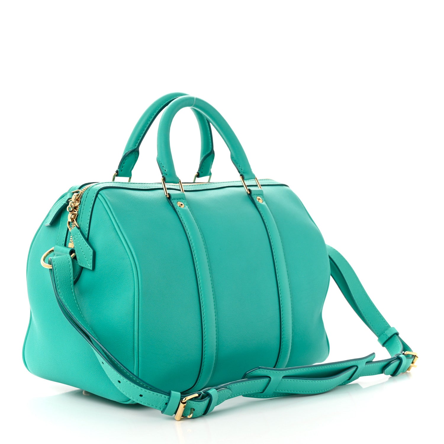 Louis Vuitton Calfskin Sofia Coppola SC Bag PM Turquoise 3 of 9