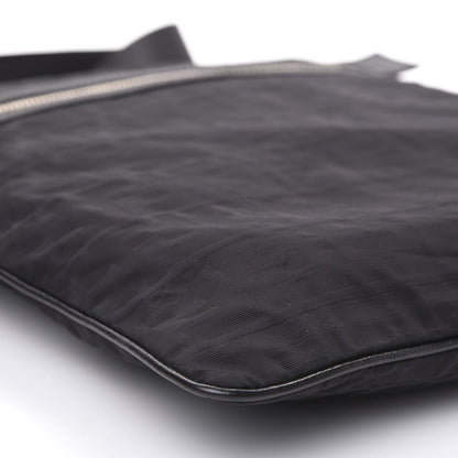 Fendi Zucca Messenger Bag Black 7 of 9