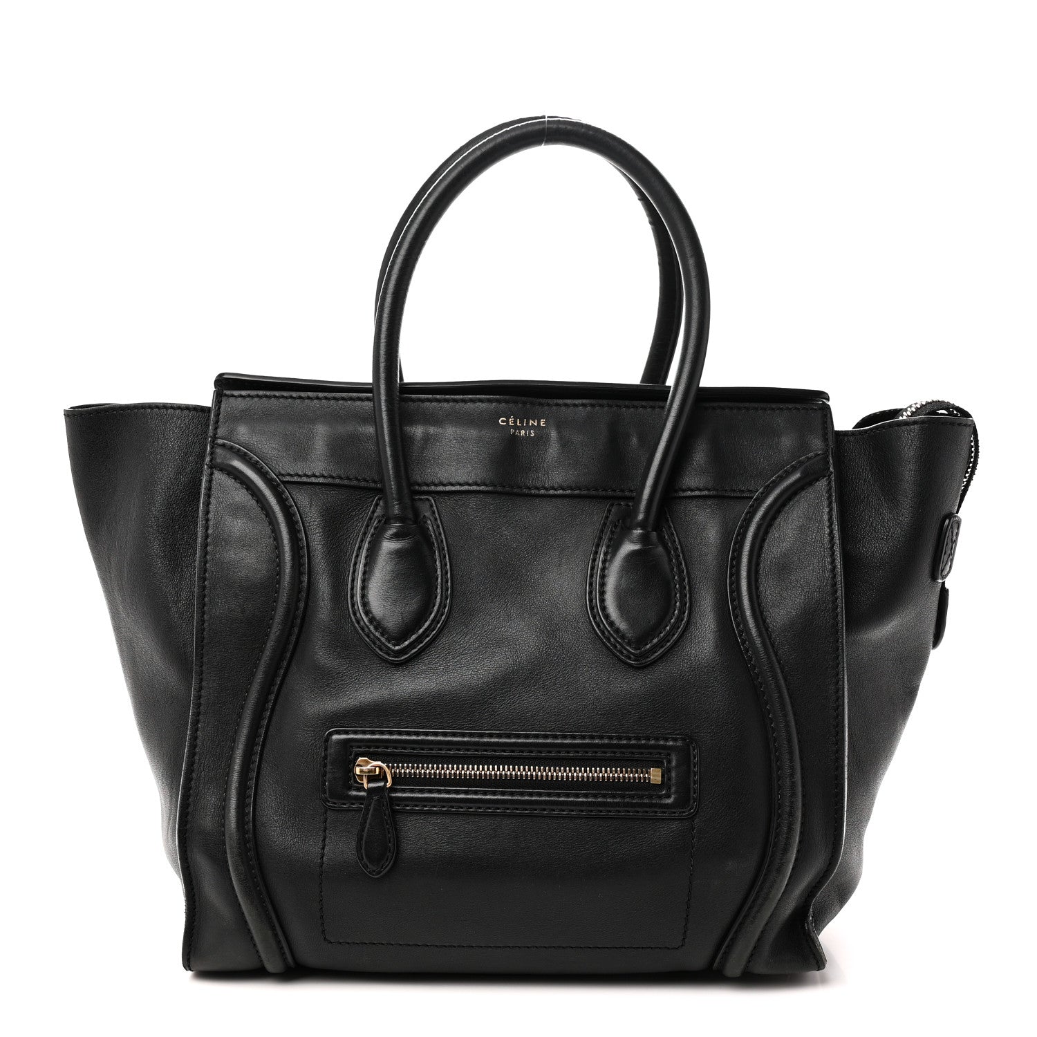 Celine Smooth Calfskin Mini Luggage Black 1 of 9