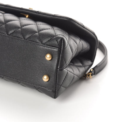 Chanel Caviar Quilted Mini Coco Handle Flap Black 9 of 9