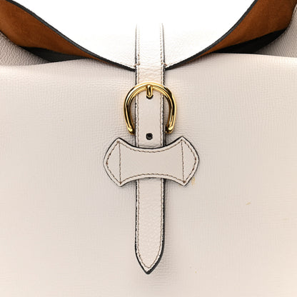 Burberry Grainy Calfskin Medium Sycamore Hobo White 8 of 21