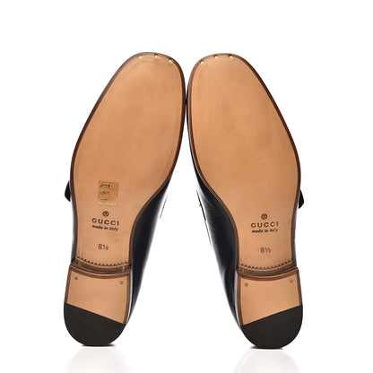 Gucci Goatskin Mens GG Loafers 8.5 Blue 5 of 13