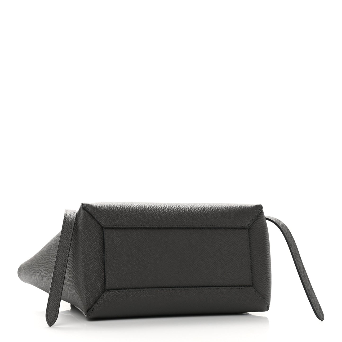 Grained Calfskin Micro Belt Bag Grey