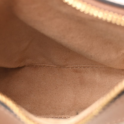 Gucci GG Supreme Monogram Azalea Calfskin Mini Retro Interlocking G Half Moon Bag Beige Ebony Brown Sugar 5 of 11