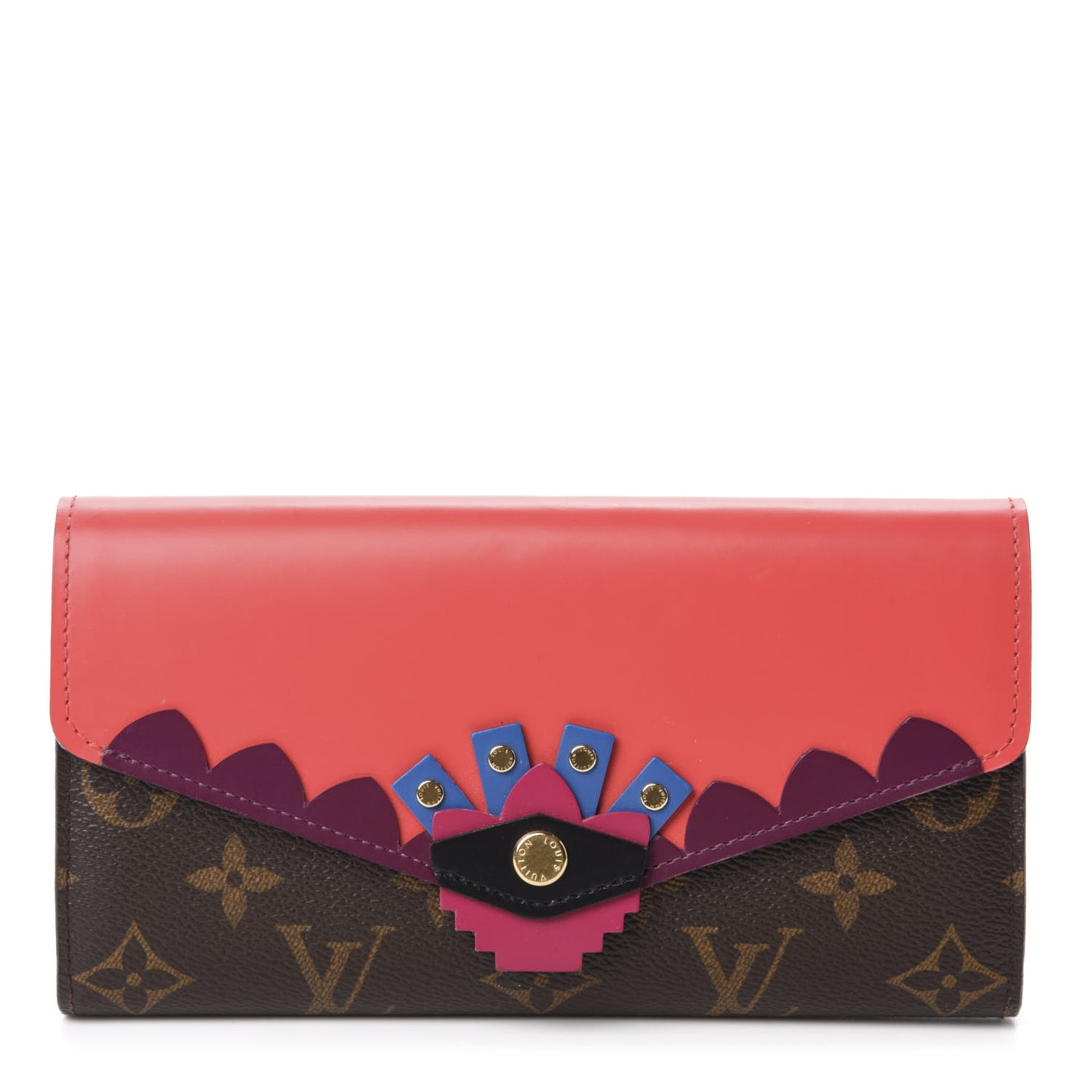 Monogram Totem Sarah Wallet Flamingo