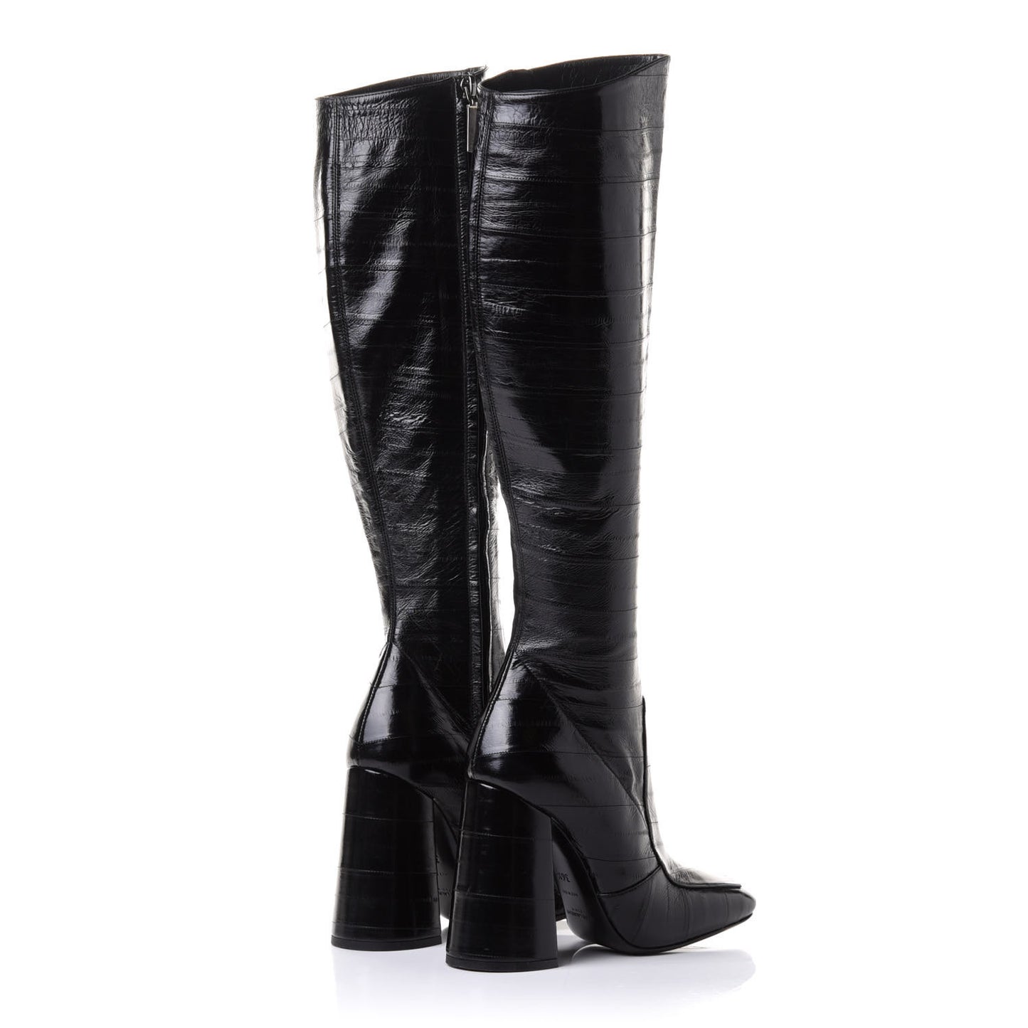 Eelskin Jane Knee High Boots 36.5 Black