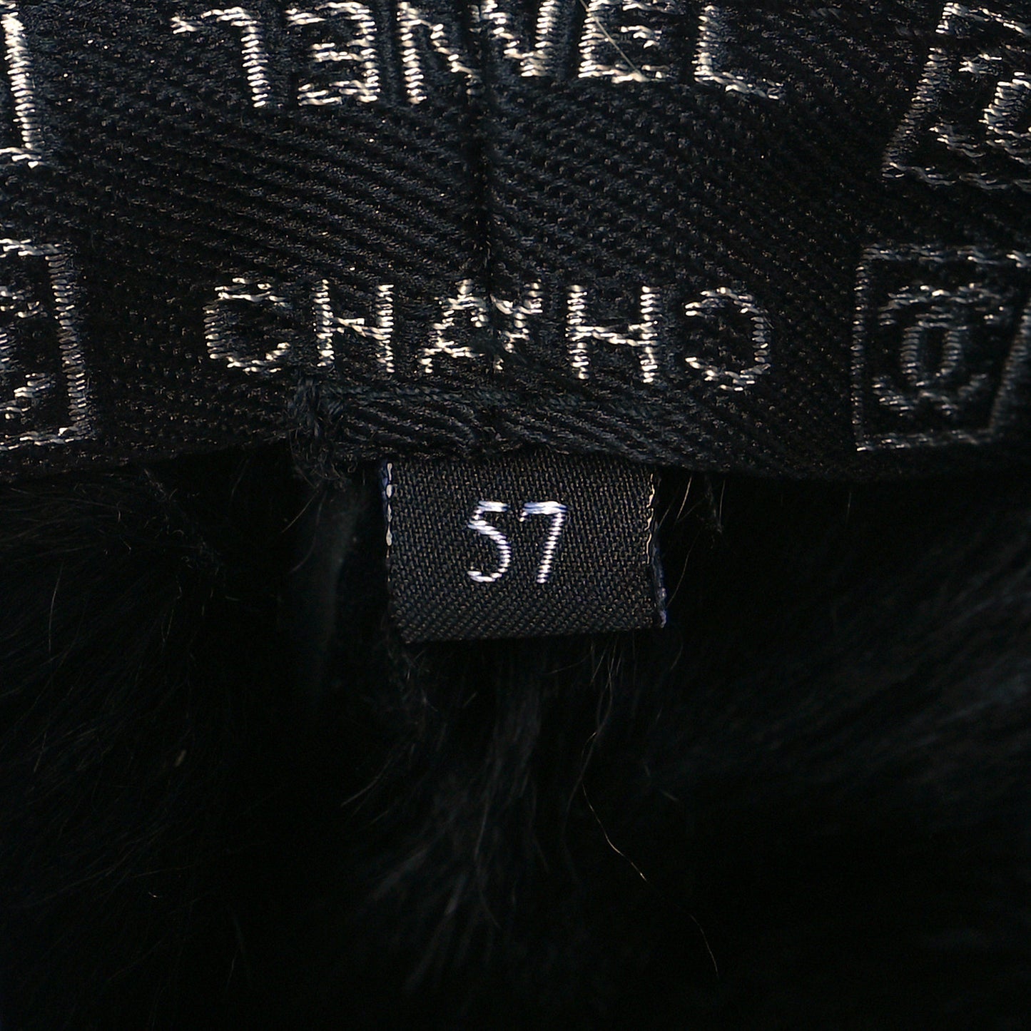 Lambskin Fur CC Sports Cap 57 Black
