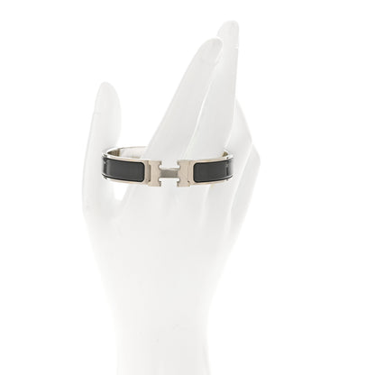 Hermes Matte Enamel Narrow Clic Clac H Bracelet PM Ardoise 2 of 6