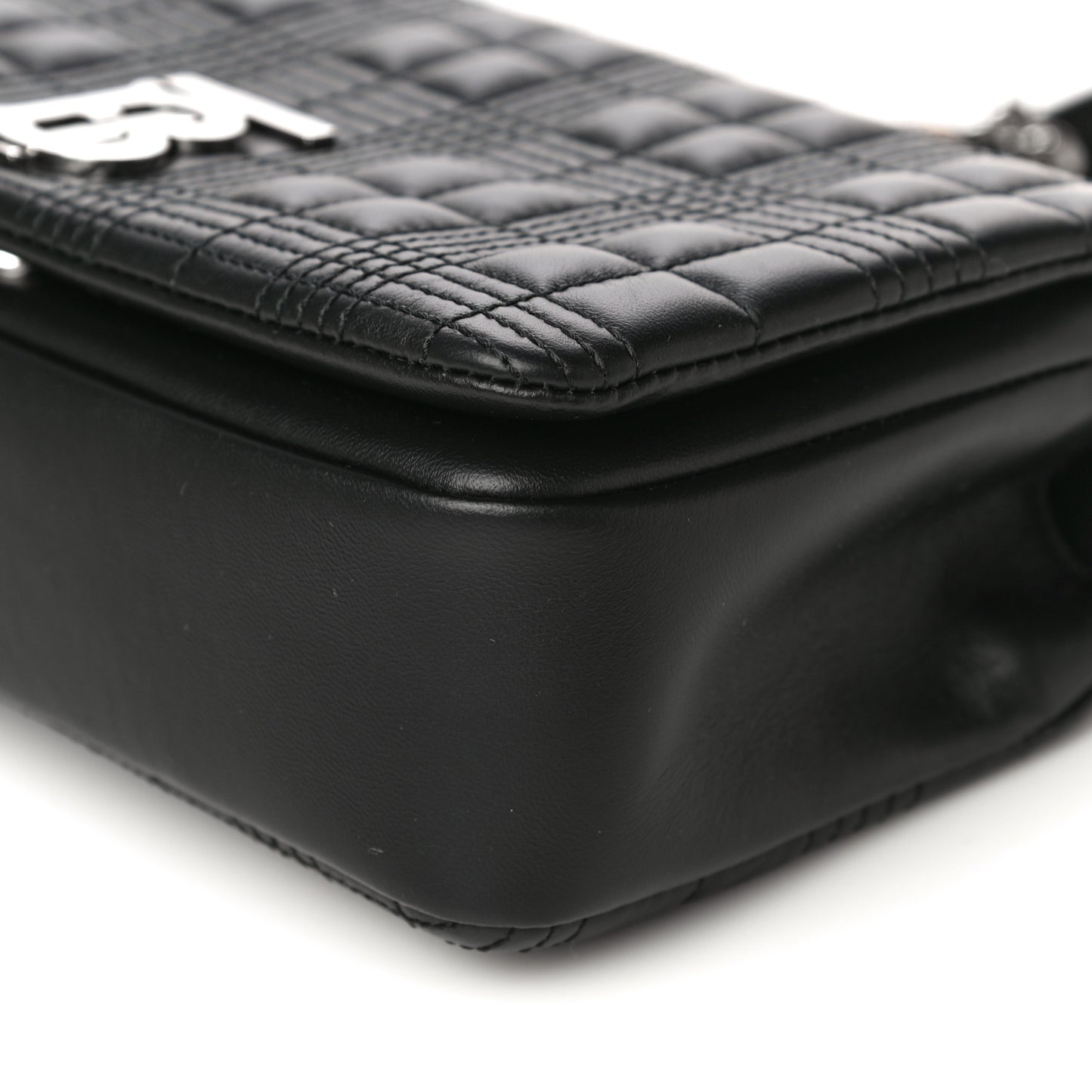 Lambskin Quilted Small Lola Bag Black