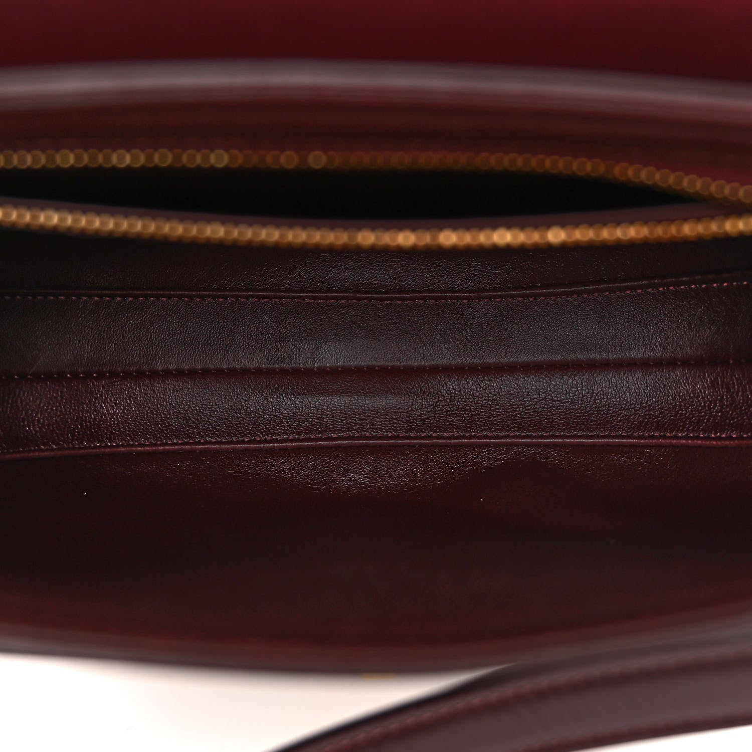 Celine Satinated Calfskin Medium Besace 16 Burgundy 5 of 9
