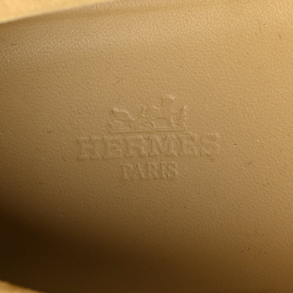 Hermes Suede Goatskin Game Slip On Sneakers 41 Beige Lin 7 of 10