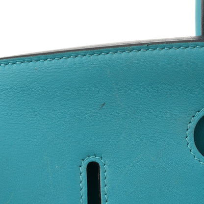 Hermes Swift Birkin 40 Turquoise 11 of 16