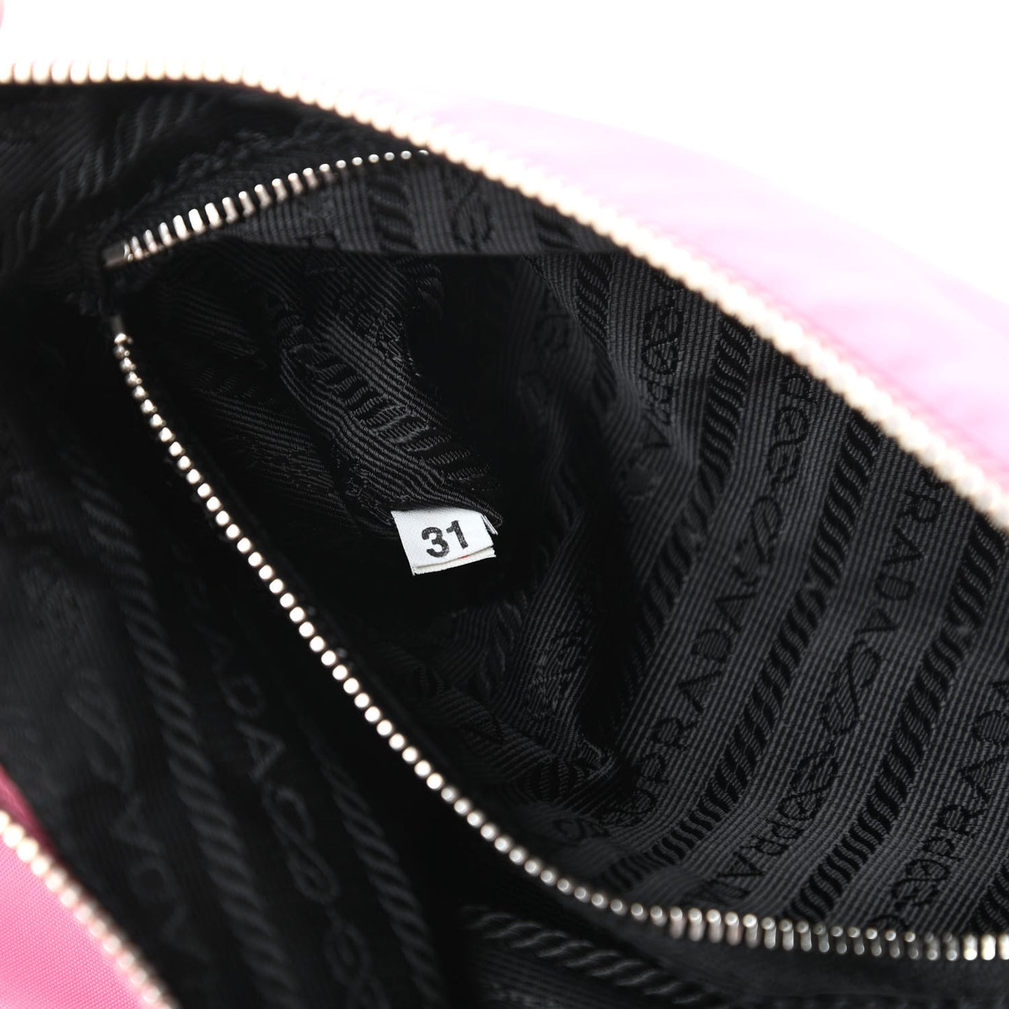 Tessuto Nylon Pochette Bag Begonia