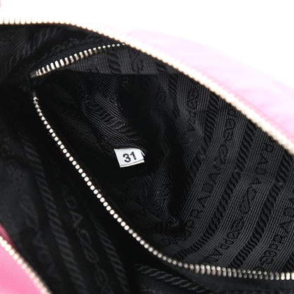 Prada Tessuto Nylon Pochette Bag Begonia 9 of 10