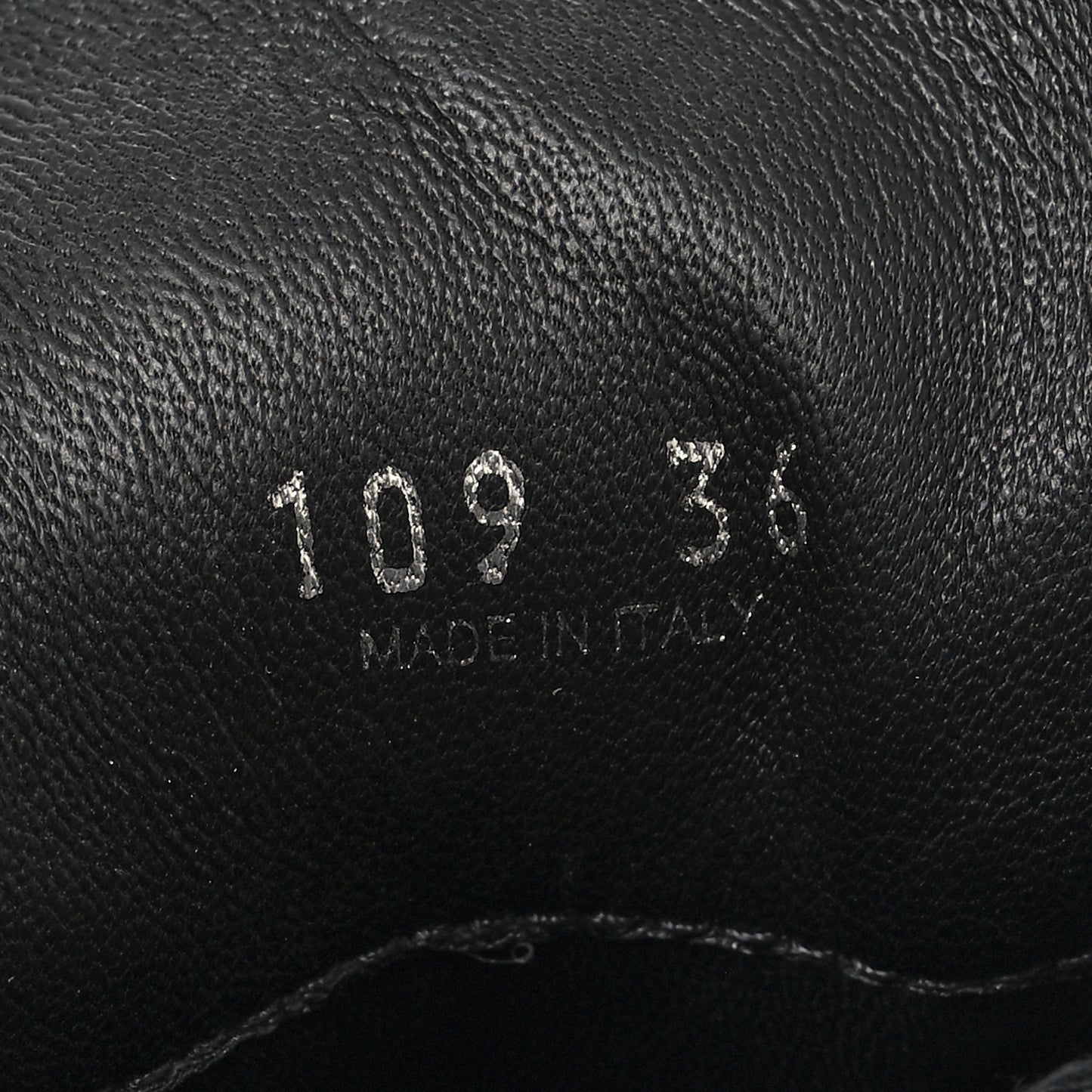 Nappa Soft Padded Metal Triangle Logo Lug Sole 20mm Mules 36 Black