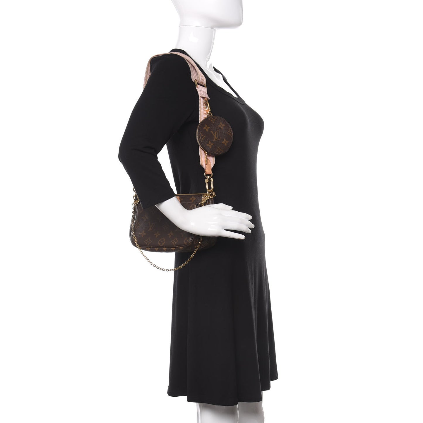 Monogram Multi Pochette Accessories Rose Clair