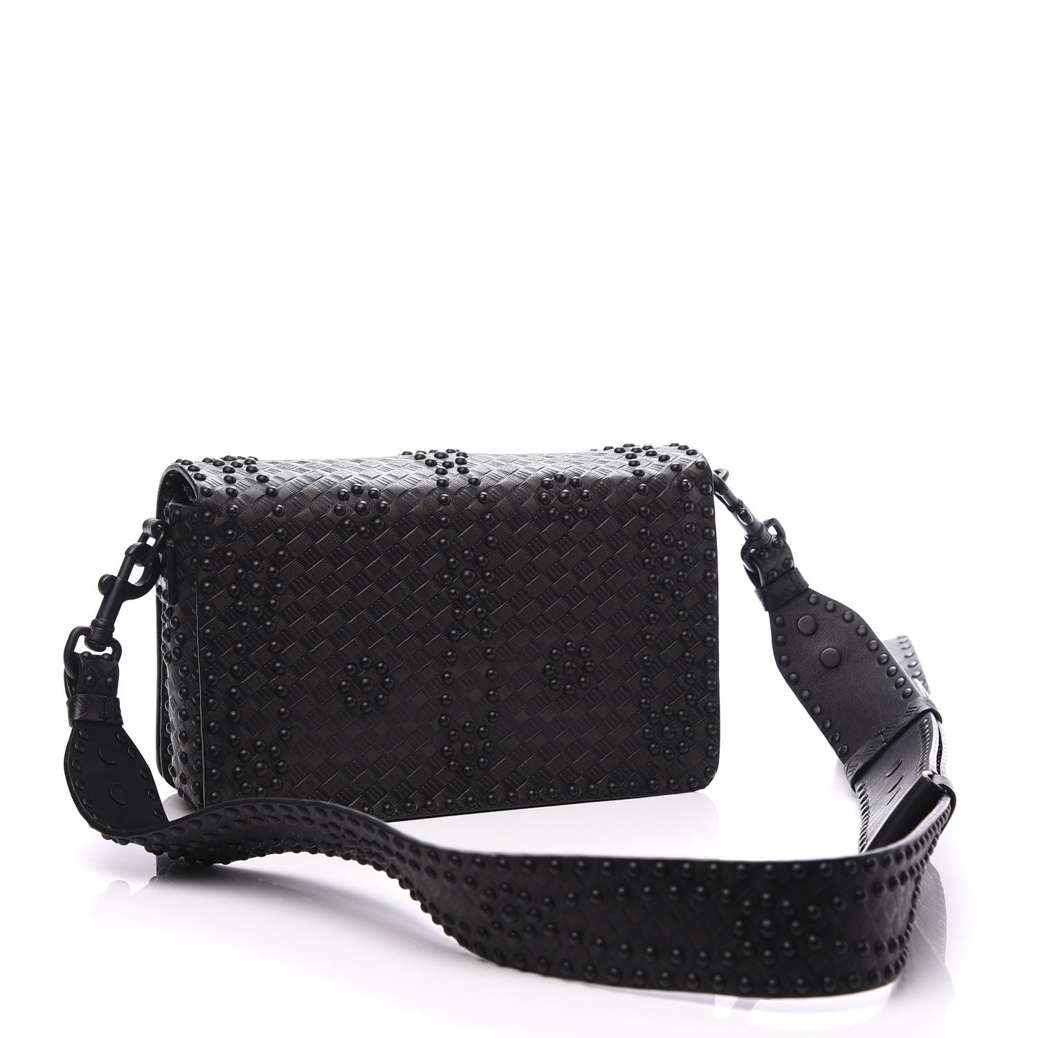 Christian Dior Calfskin Studded Dio(r)evolution Flap Bag Black 2 of 9