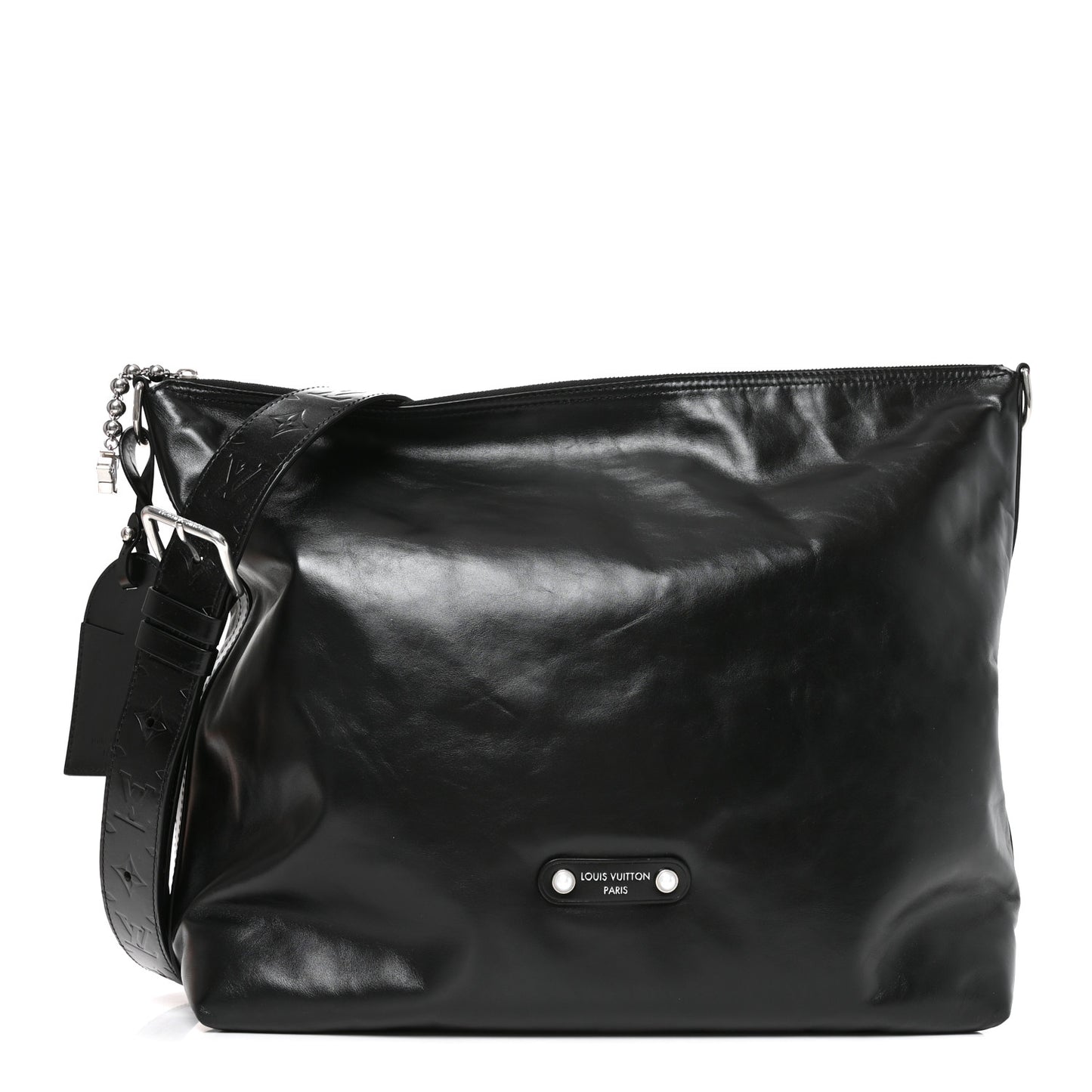 LV Night Calfskin Vagabond Hobo Black