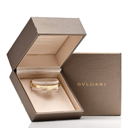 Bulgari 18K Yellow Gold Narrow B.Zero1 Bangle Bracelet S 5 of 5