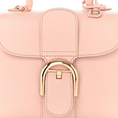 Delvaux Grained Calfskin Mini Brillant Satchel Light Pink 8 of 14