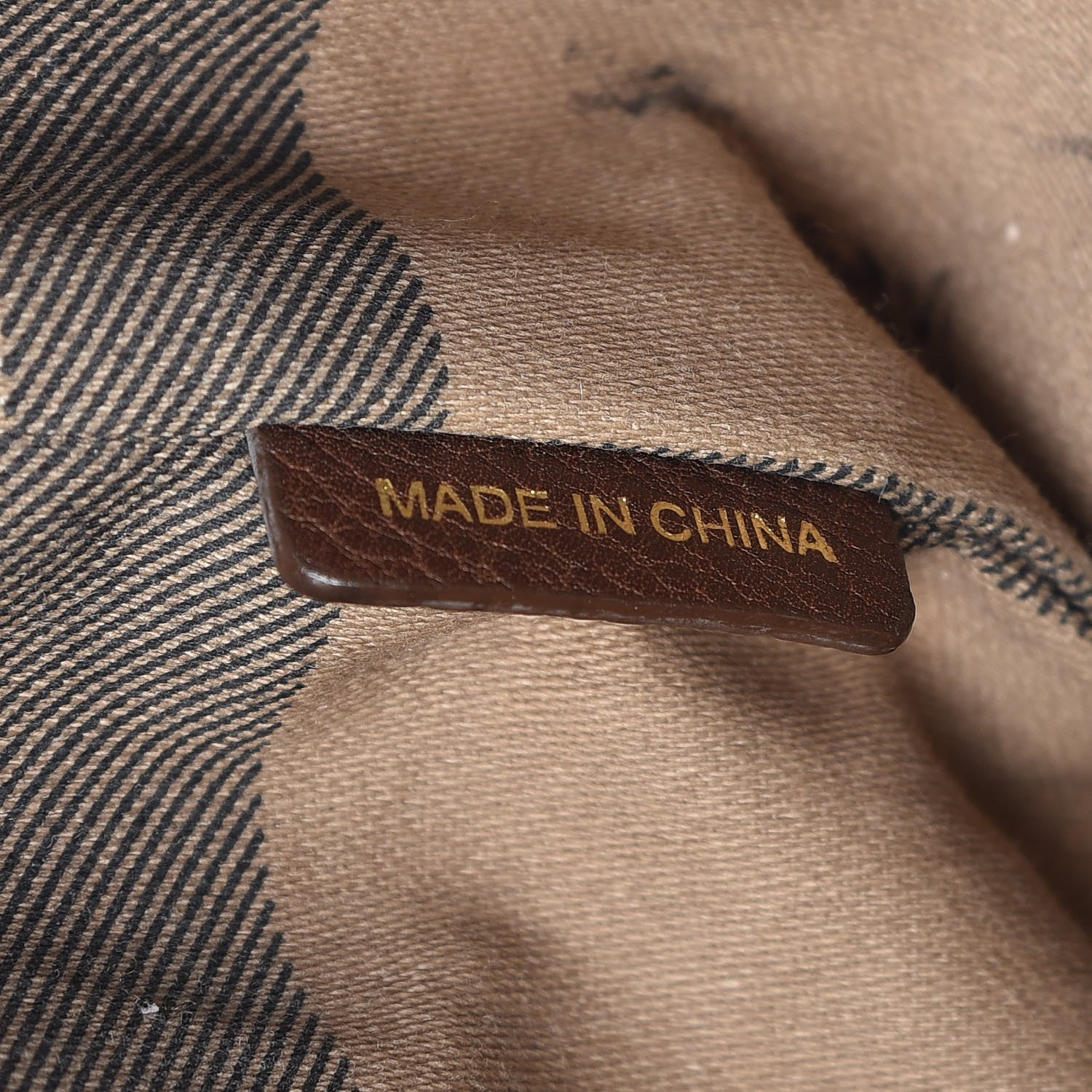 Burberry Canvas Calfskin Logo Tote Brown 9 of 15