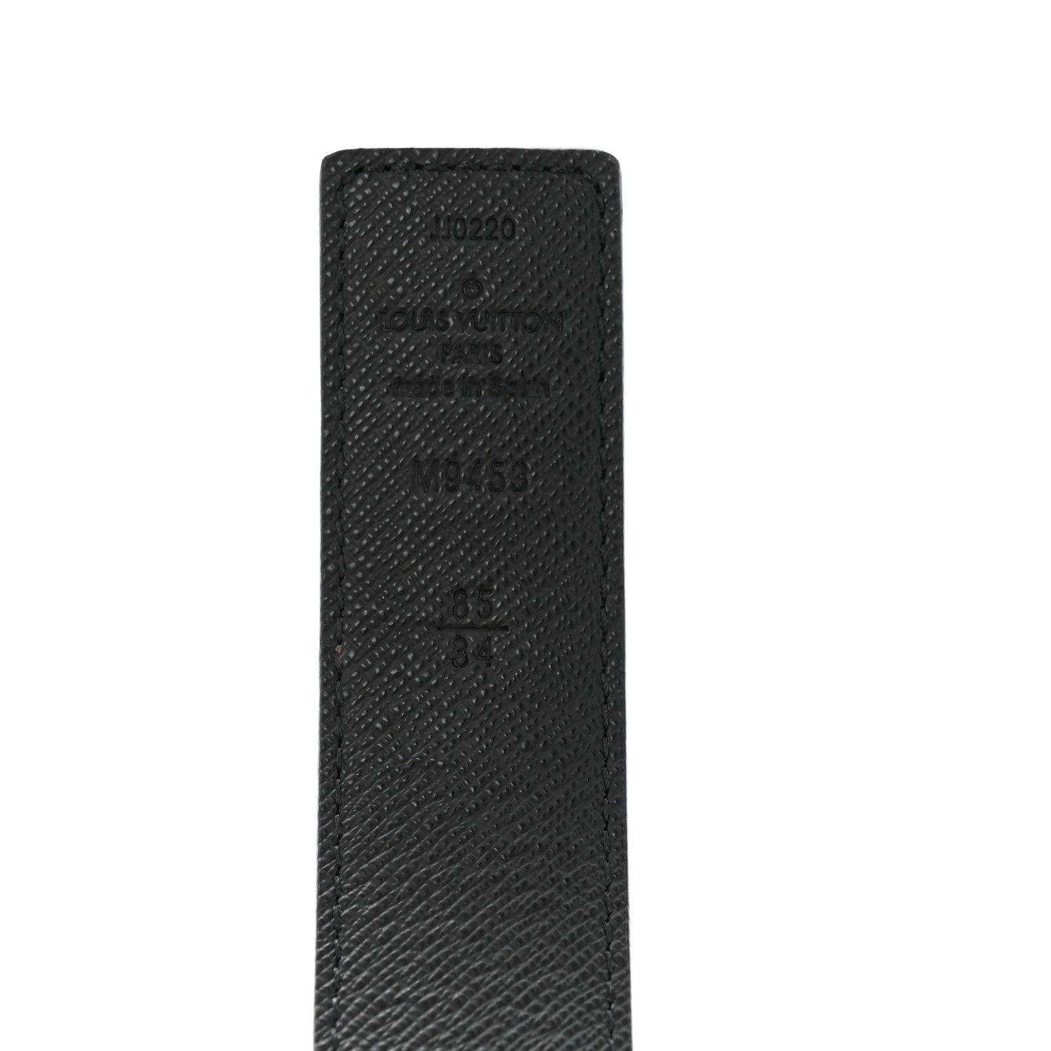 Louis Vuitton Calfskin Monogram 30mm LV Initiales Reversible Belt 85 34 Black 6 of 7