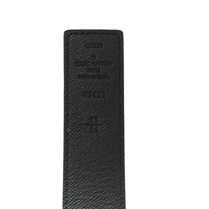 Louis Vuitton Calfskin Monogram 30mm LV Initiales Reversible Belt 85 34 Black 6 of 7