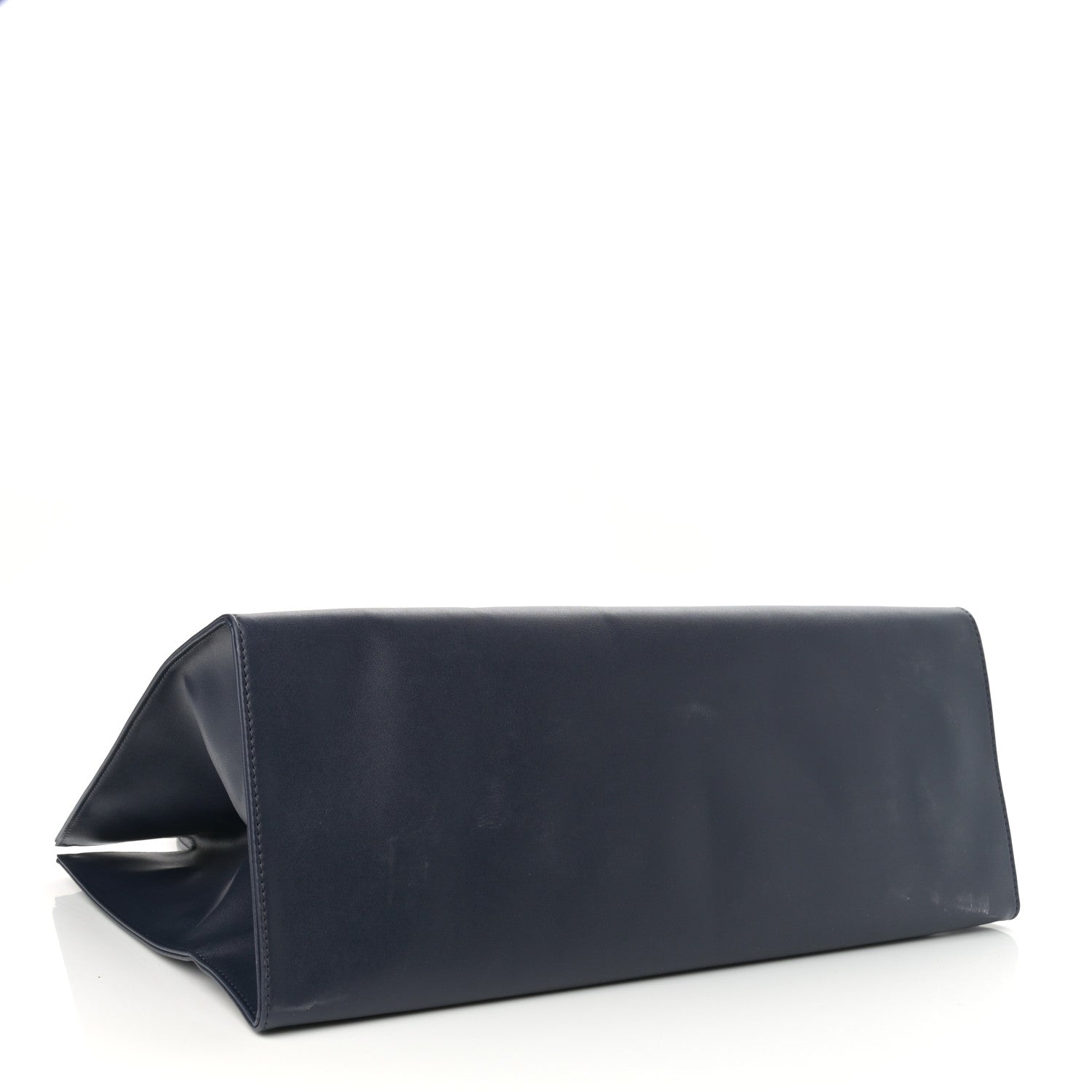 Telfar Vegan Leather Medium Shopping Bag Navy 4 of 10