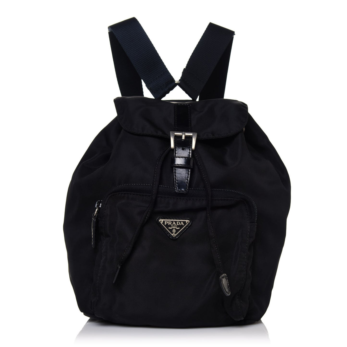 Tessuto Nylon Vela Cinch Backpack Black