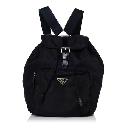 Prada Tessuto Nylon Vela Cinch Backpack Black 1 of 10