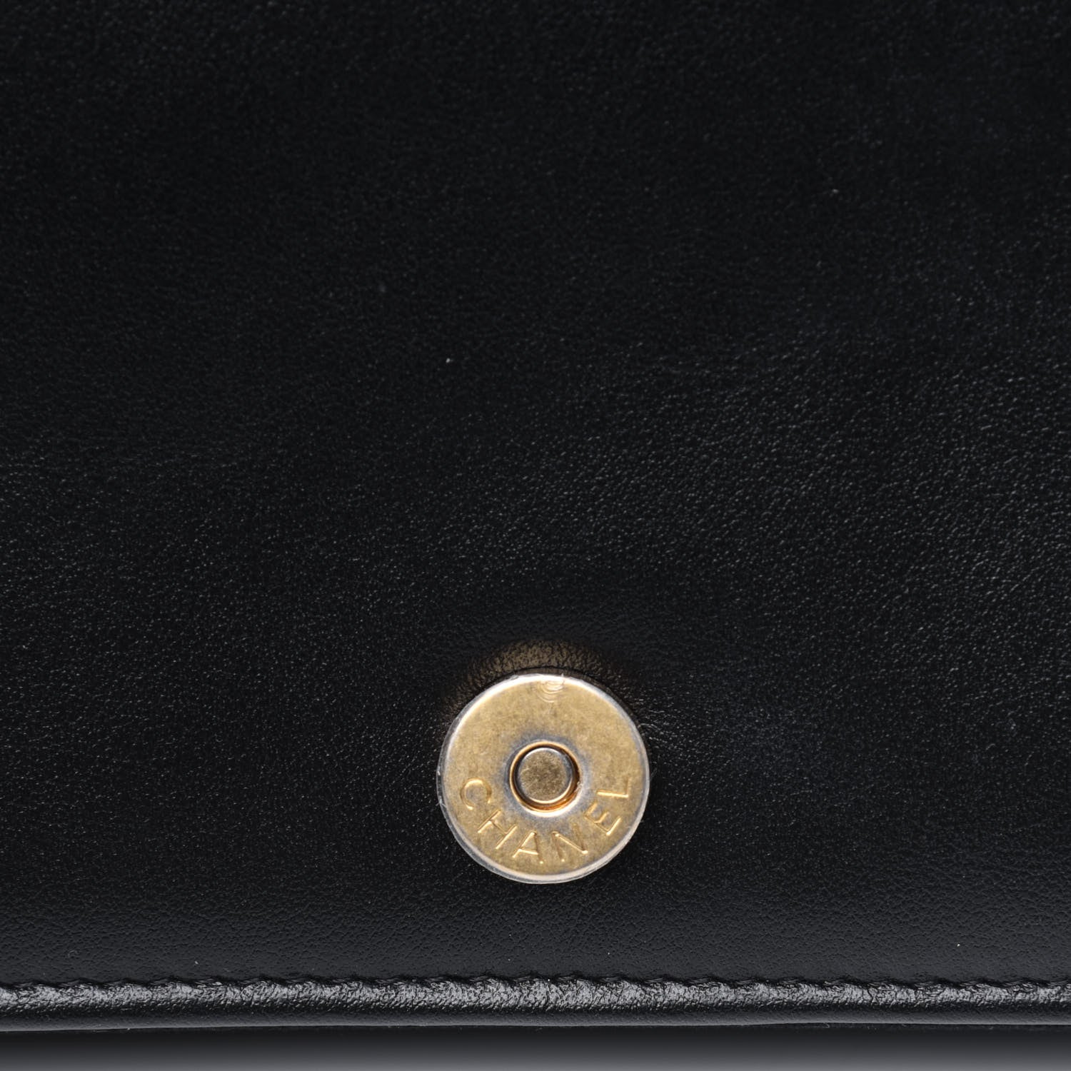 Chanel Velvet Quilted Boy Wallet On Chain WOC Black 11 of 14