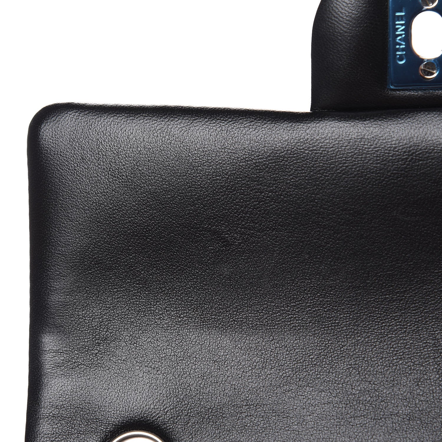 Chanel Lambskin Quilted Mini Rectangular Flap Black 12 of 14