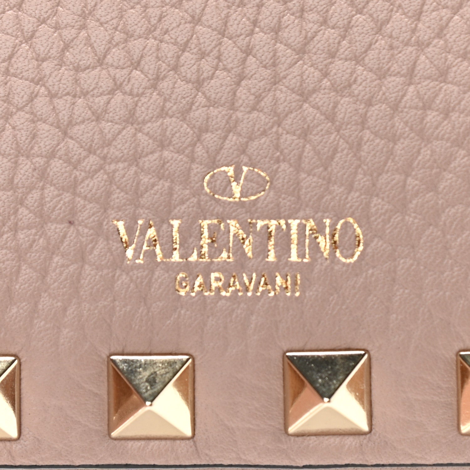 Valentino Garavani Pebbled Calfskin Rockstud Double Zip Camera Crossbody Bag Poudre 6 of 10