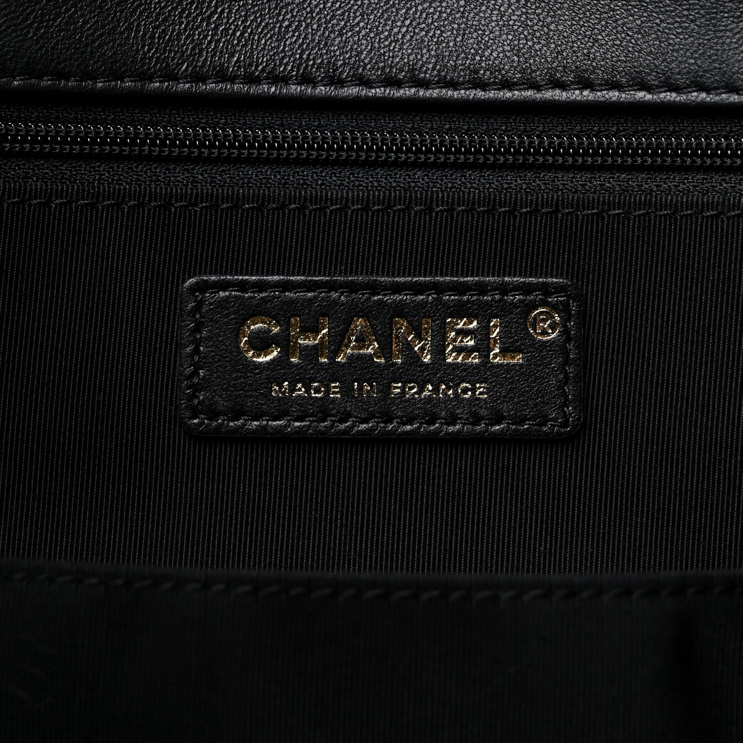 Chanel Shearling Sequin Tweed Shopper Tote Black 6 of 11