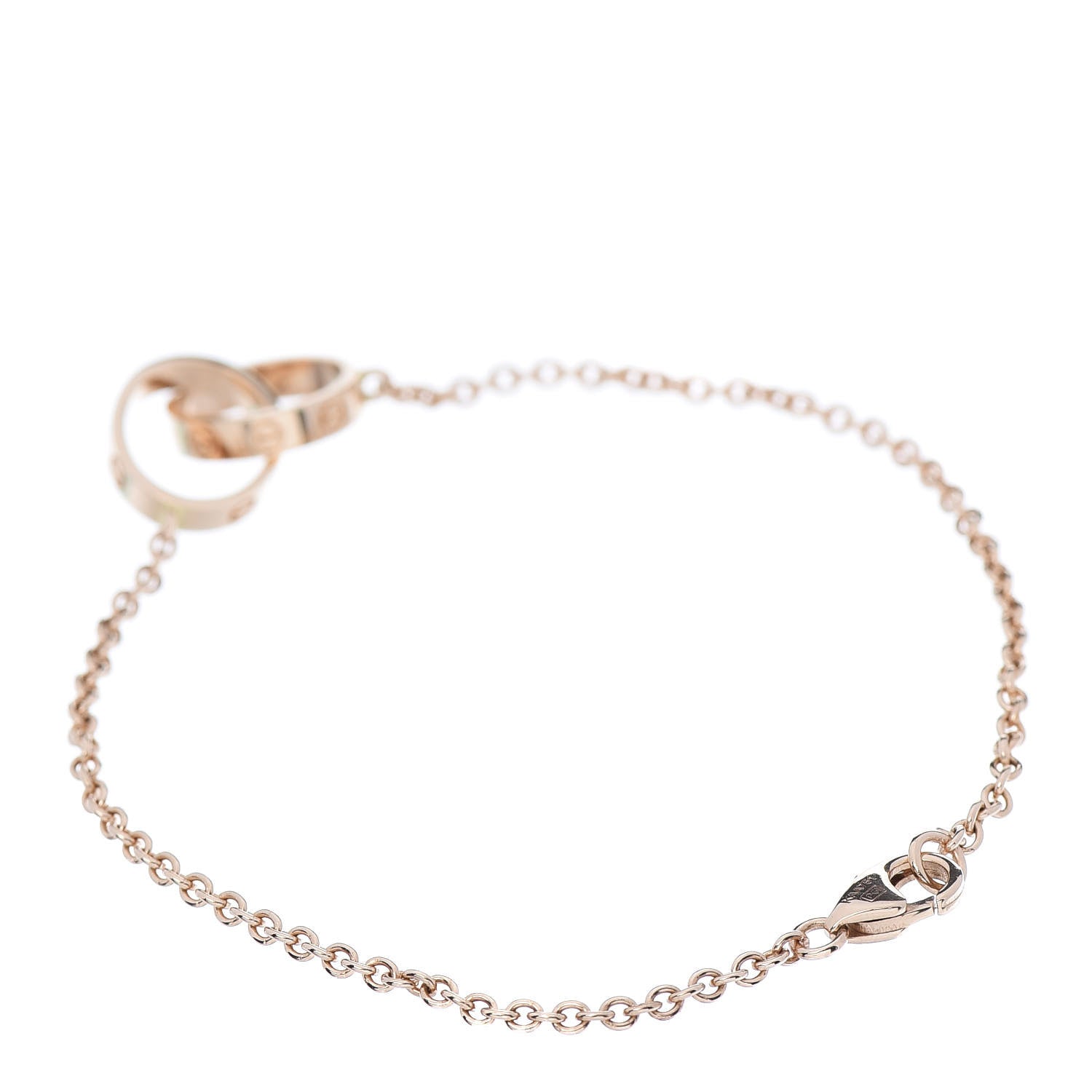 Cartier 18K Pink Gold Interlocking LOVE Bracelet 3 of 6