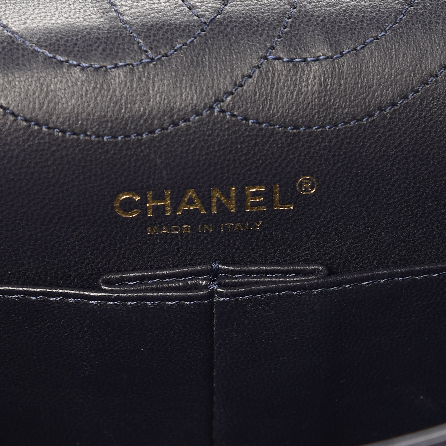 Aged Calfskin Quilted 2.55 Reissue 226 Flap Navy Dark Blue