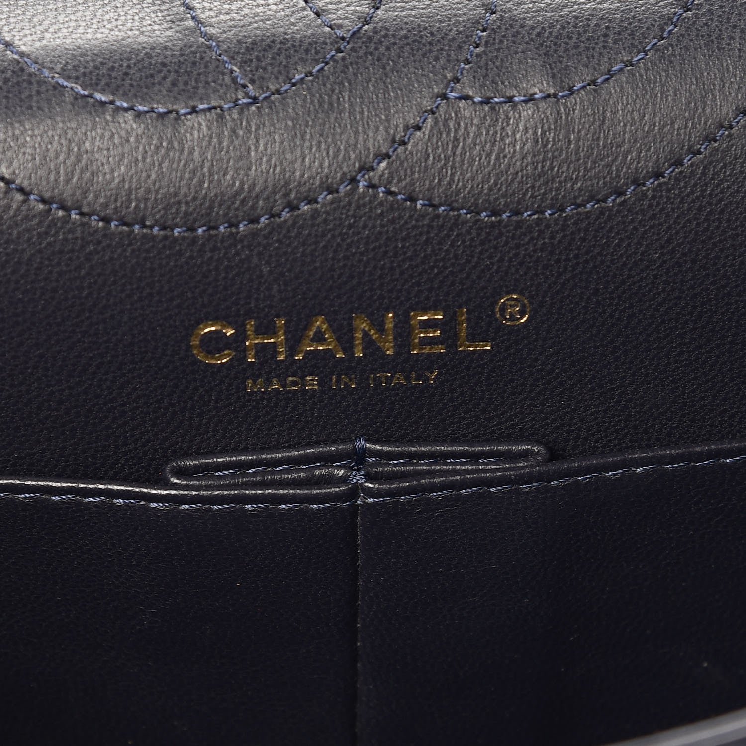 Chanel Aged Calfskin Quilted 2.55 Reissue 226 Flap Navy Dark Blue 6 of 15