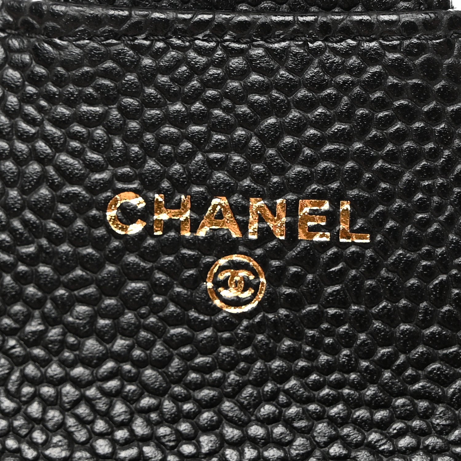 Chanel Caviar Quilted Flap Card Holder Wallet Black 6 of 8