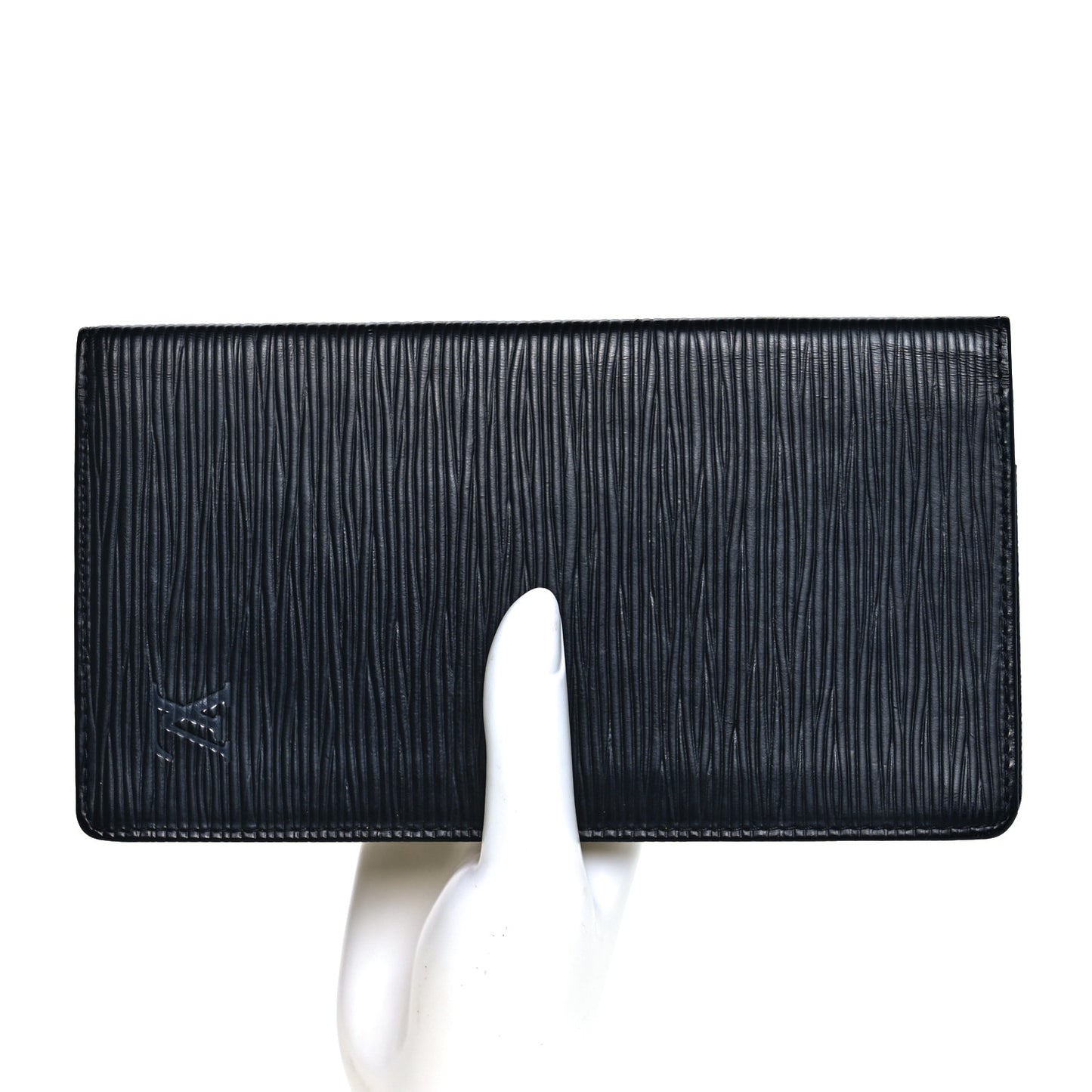 Epi Checkbook Organizer Wallet Black